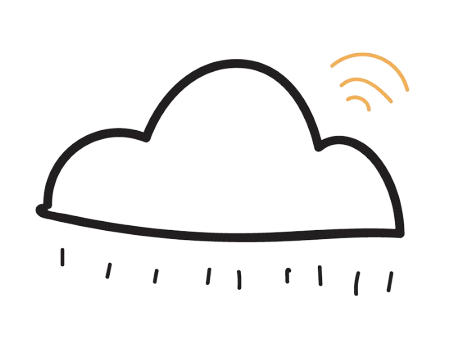 background icon of cloud