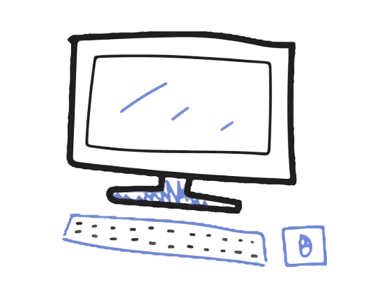 background icon of computer