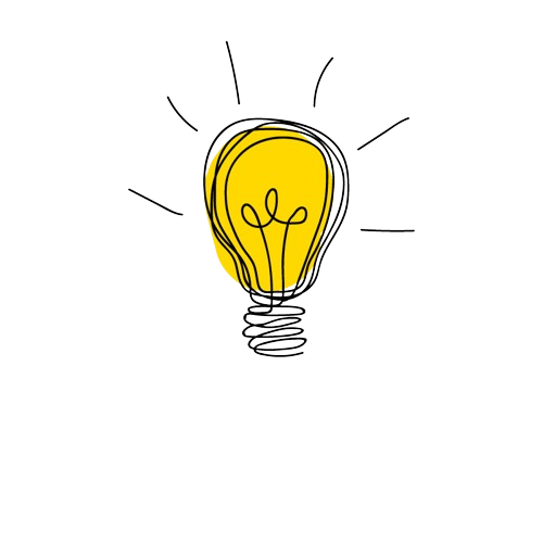 background icon of bulb
